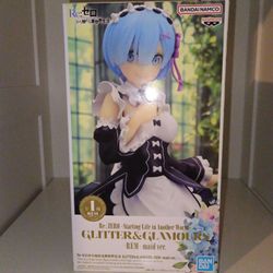 Re:Zero Starting Life in Another World Glitter & Glamours Rem (Maid Ver.)