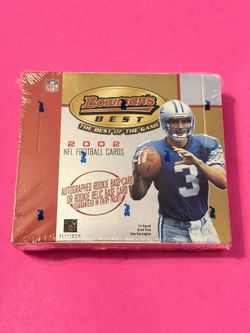 2002 Bowman’s Best Football Hobby Box New Sealed Brady??