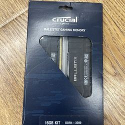 Crucial Ballistix DDR4 3200 CL 16 Desktop Memory 2x8GB