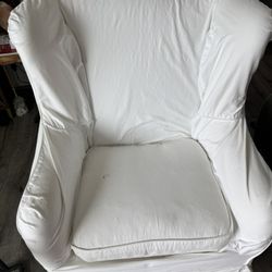 Slipcover armchair - White