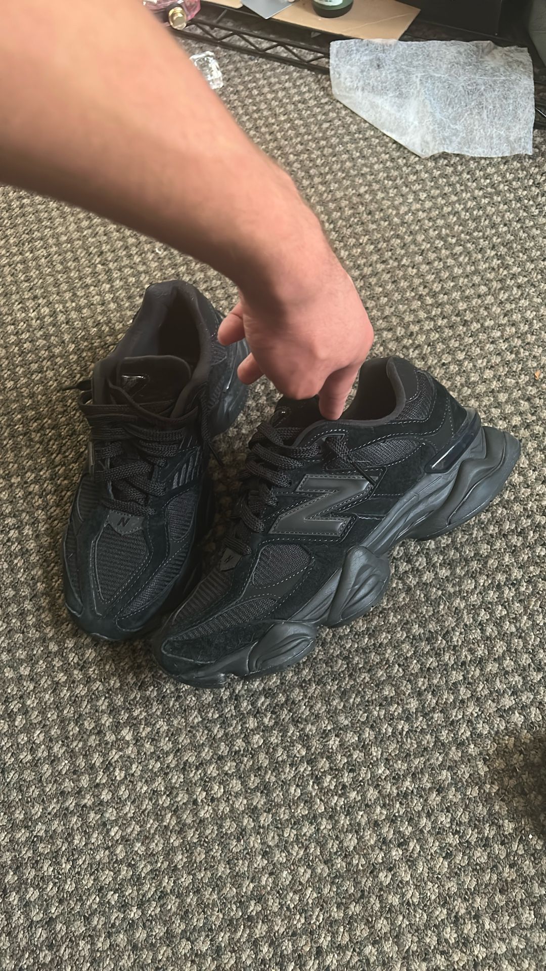 All Black New Balances