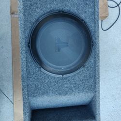 JL audio High Output Sub & Box 13"W1