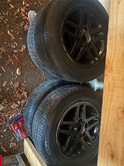 195  65 R15 91H M+S rims and tire set
