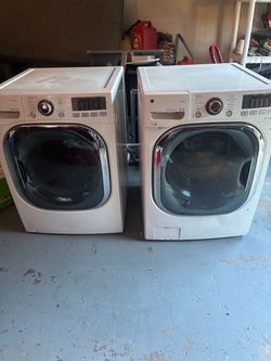 Lg washer and lg dryer