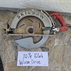 Skillsaw 10 1/4 Hand Saw Worm Drive / 10 1/4 Blade Skillsaw
