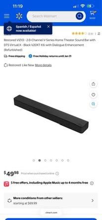 Vizio Sound Bar