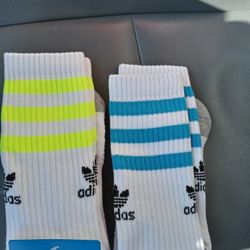 2 Pairs Brand New Adidas socks