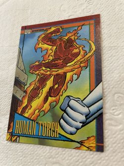 Human Torch - Marvel Trading Card