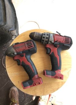 Milwaukee drill motor and impact gun