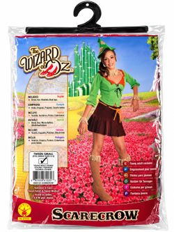 Wizard of Oz Scarecrow  Halloween Costume Tween Small