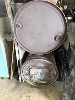 Double barrel wood stove