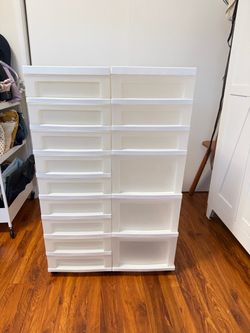 10-Drawer Rolling Storage Cart