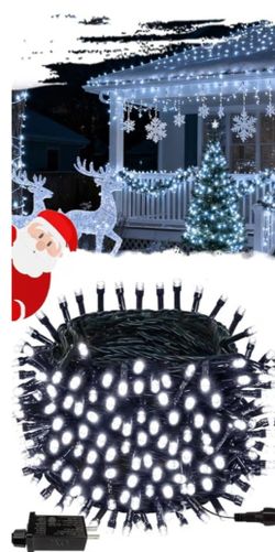 1 Pack Total 82FT 200LED Connectable Christmas Lights Outdoor