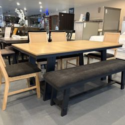 New 6pc Dining Table Set 
