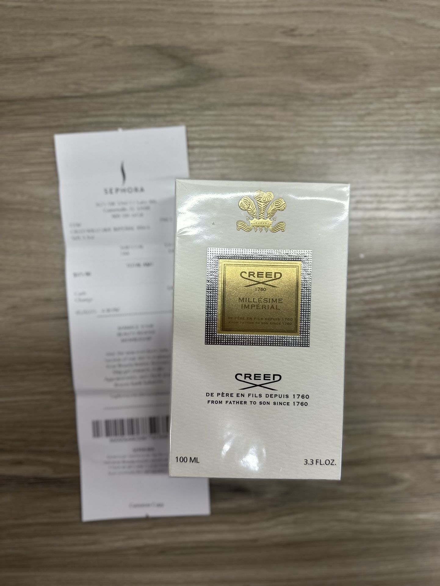 Creed Millesime Imperial Unisex Eau De Parfum Spray 100 Ml 3.3 Oz NEW IN BOX