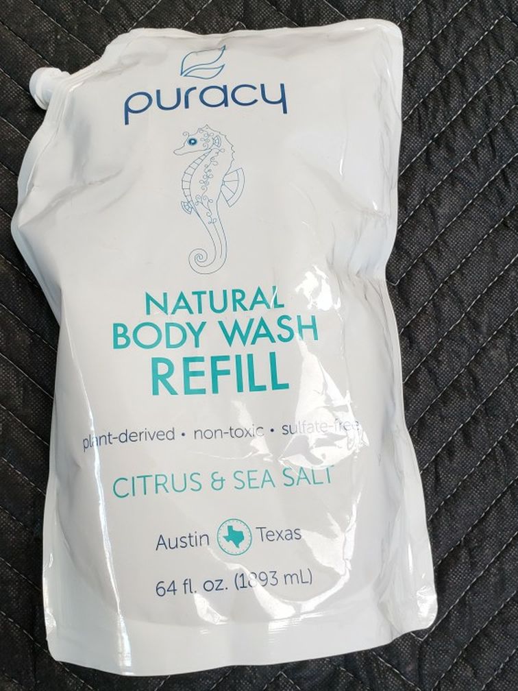Puracy Citrus And Sea salt Body Wash Refill