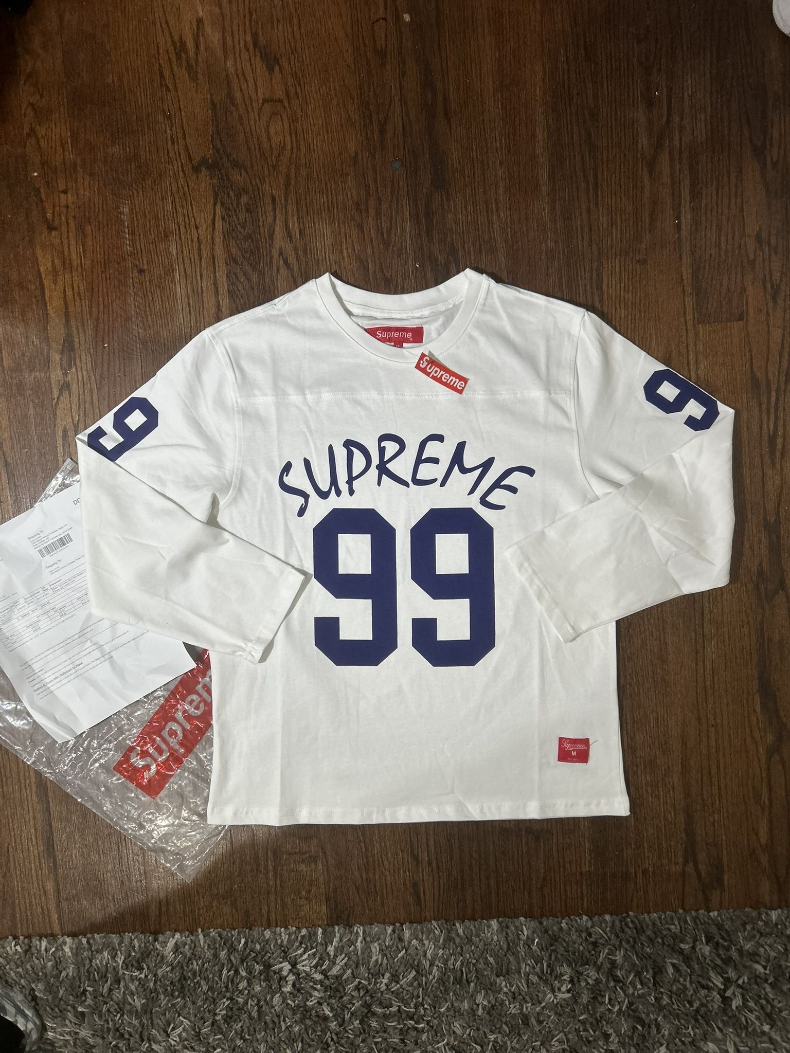 Supreme 99 Long-Sleeve Football Top🔥