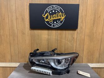 2018 2019 2020 2021 2022 2023 Infiniti Q50 Driver Side Left Side Headlight