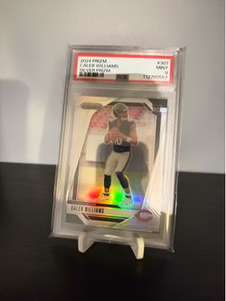 Caleb Williams Prizm silver rookie PSA 9