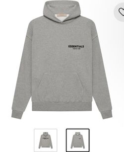 Essentials Dark Oatmeal Hoodie 