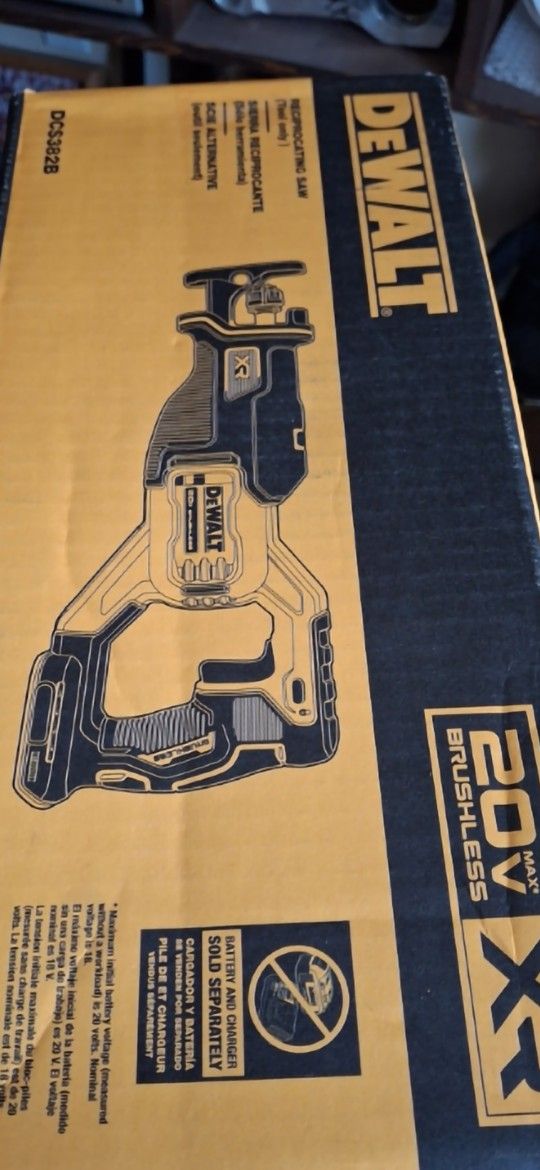 Brand New Dewalt 20v Xr Brushless Sawzall Tool Only Sealed Box $110
