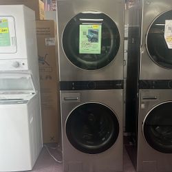 Stackable Washer And Dryer 27” In New Open Box 