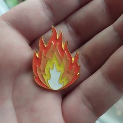 Fire Hat Pin