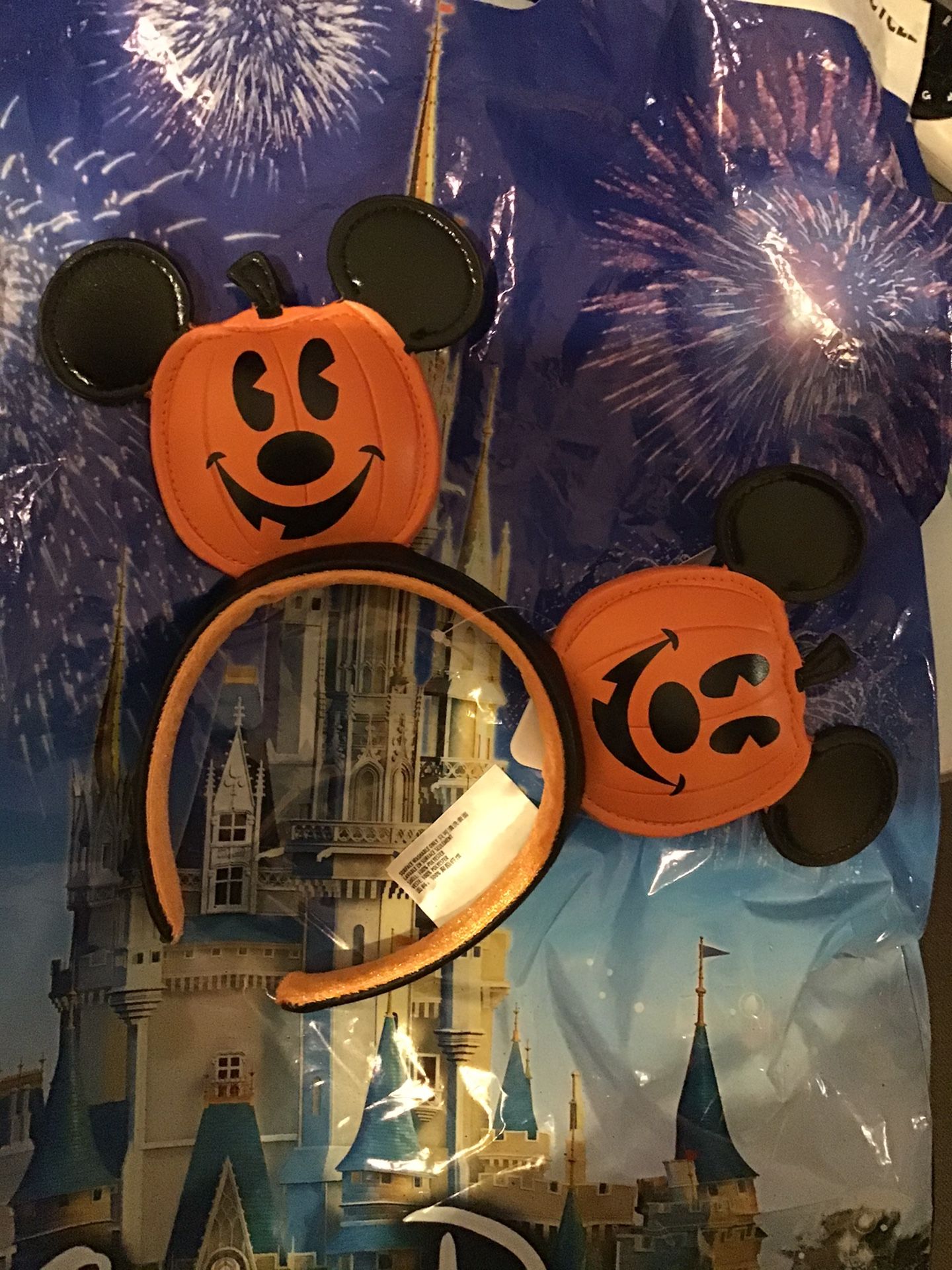 Disney Pumpkin Mickey Ear Headband