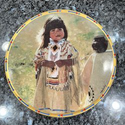 Lenox 'DESERT BLOSSUM' Children of the Sun and Moon Plate Collection Don Crowley By Don Crowley.  Preowned 
