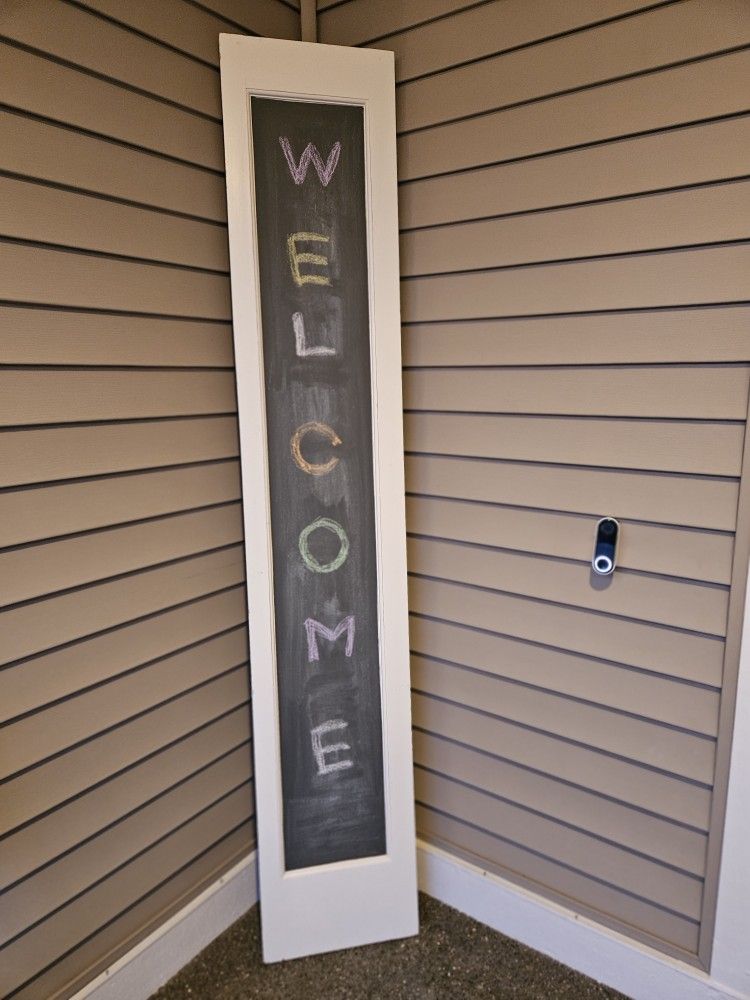 Welcome Chalk Board 79 X14.5