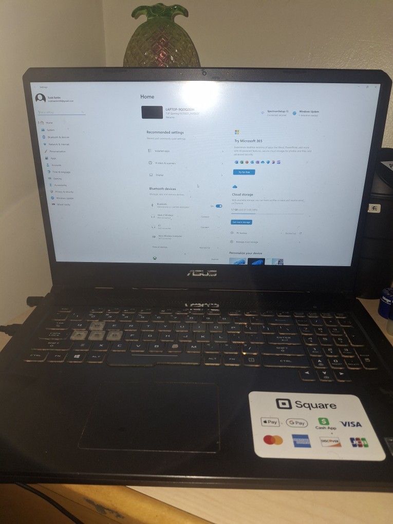 Asus Tuf Gamming Laptop