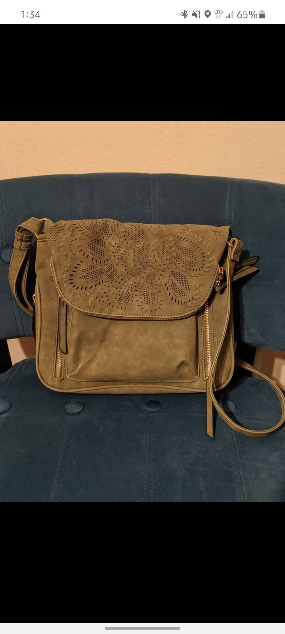 Beautiful army green crossbody