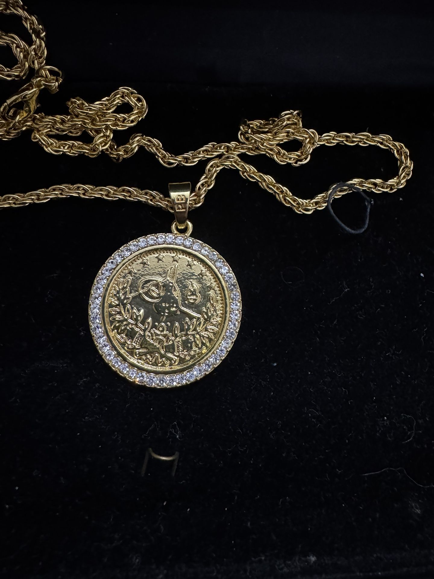 Turkish Lira Necklace 60cm