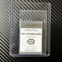Unopened Certificate Of Authenticity Charizard 