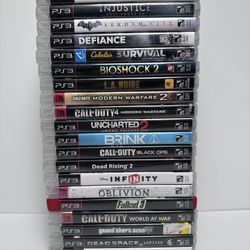 Playstation 3 Video Games - PS3 - Tested and Working - All Resurfaced