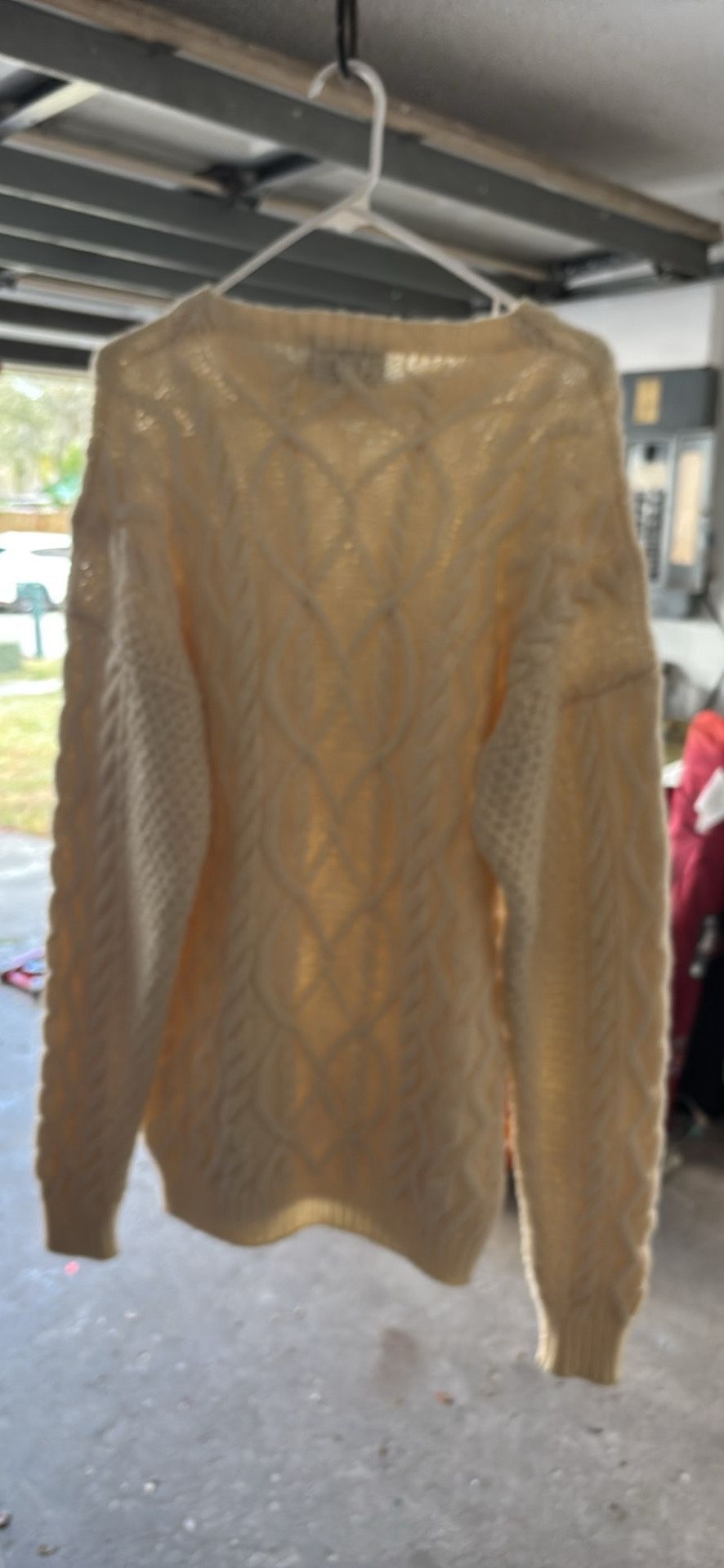 Mid Town Hand Knitted Pure Wool Sweater