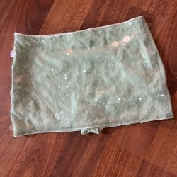 Pastel Cream, Mini Skirt, Sequence Size Extra Small Brand New!