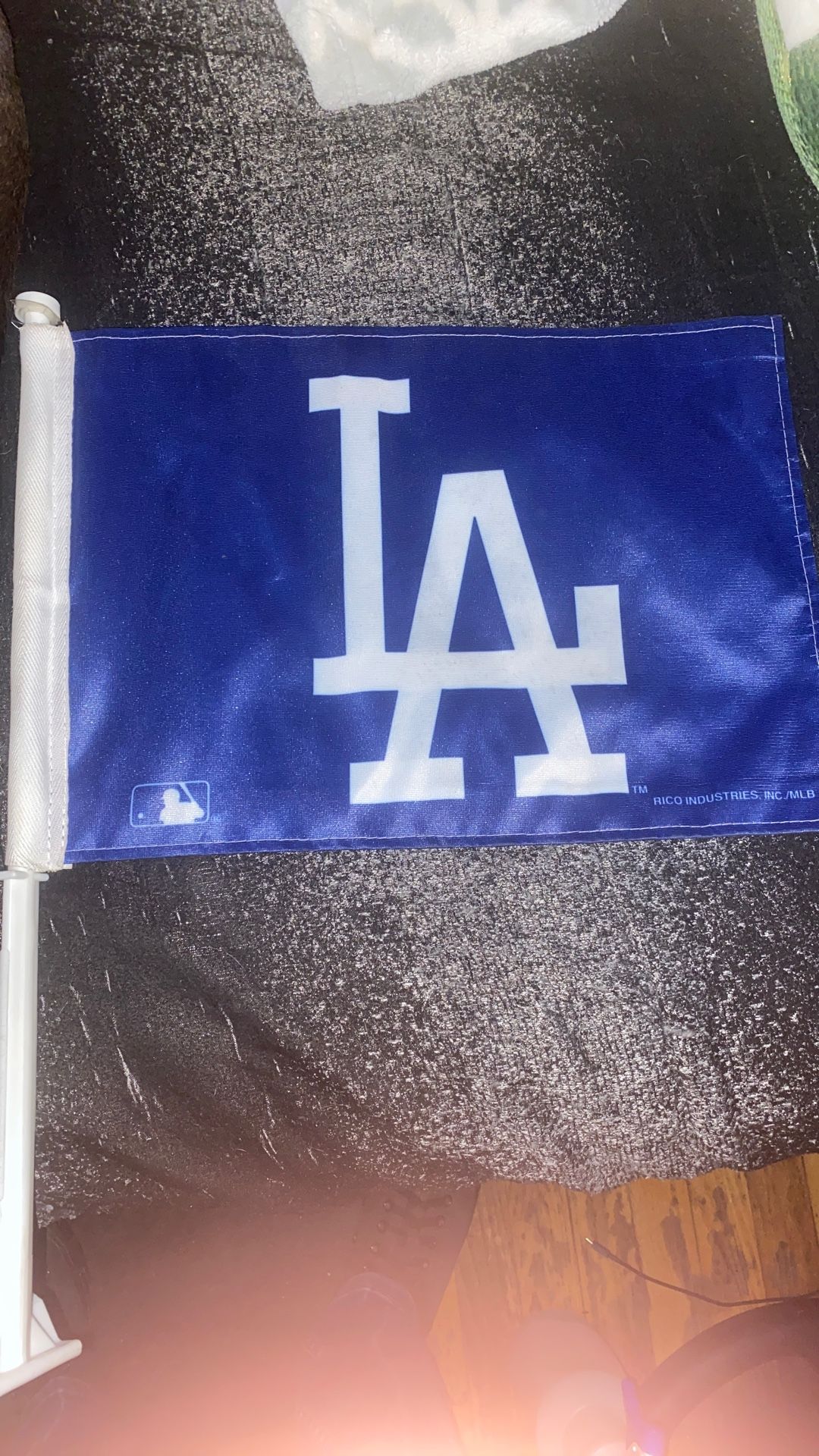 LA DODGERS CAR FLAG NEW $10 Visalia 