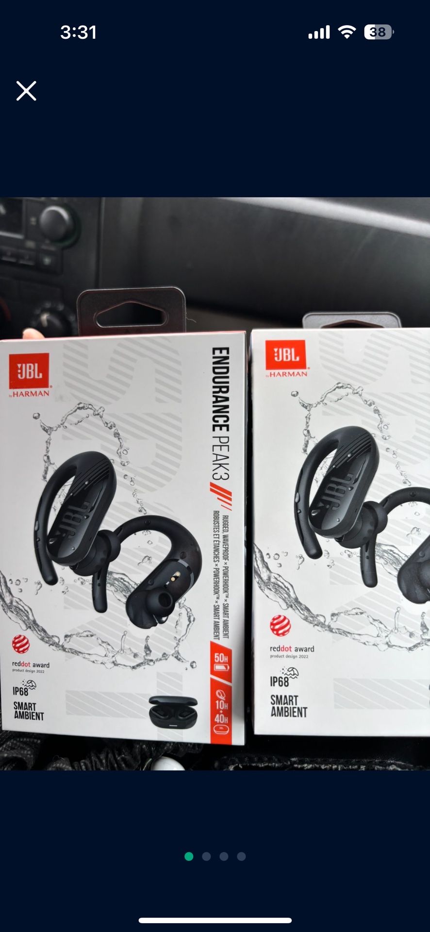 JBL ENDURANCE WIRELESS HEADPHONES