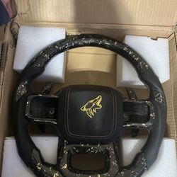 Custom Carbon Fiber Steering Wheel — 2021 Ford F-150 — Brand New