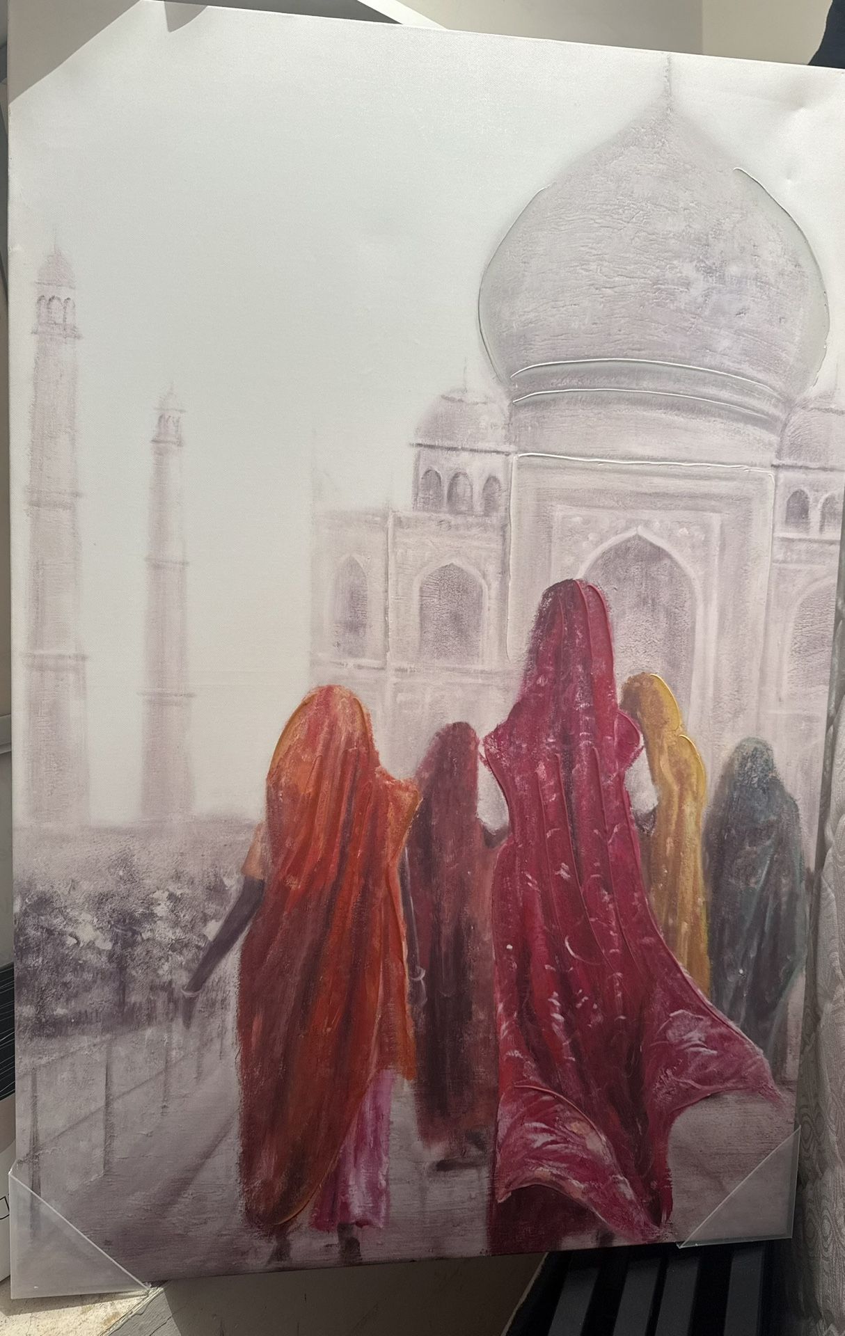 Famous Taj Mahal Abstract