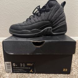 AIR JORDAN 12 RETRO WOOL BG 5y
