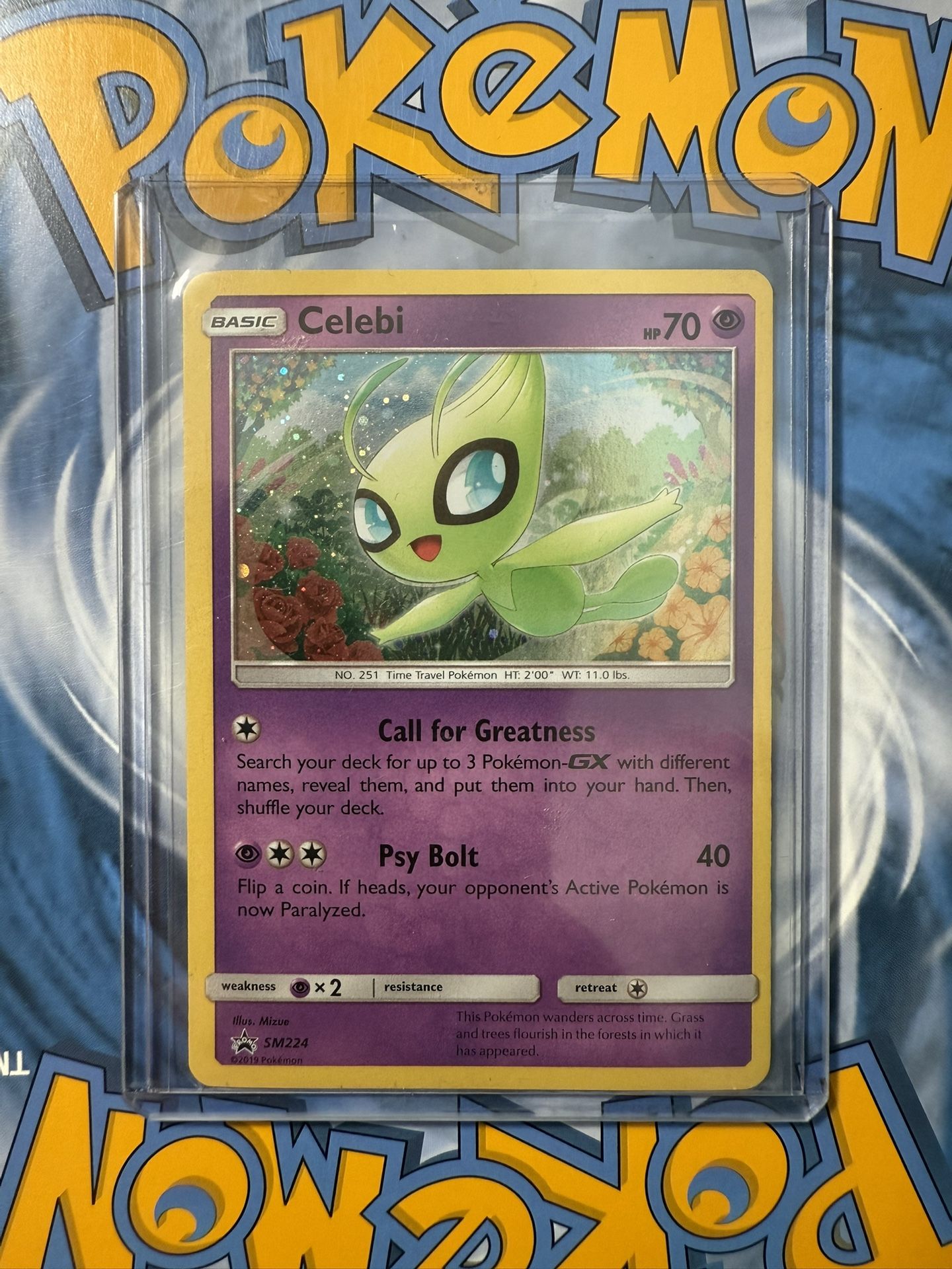 NM Cosmos Holo Celebi SM224 - Black Star Promo