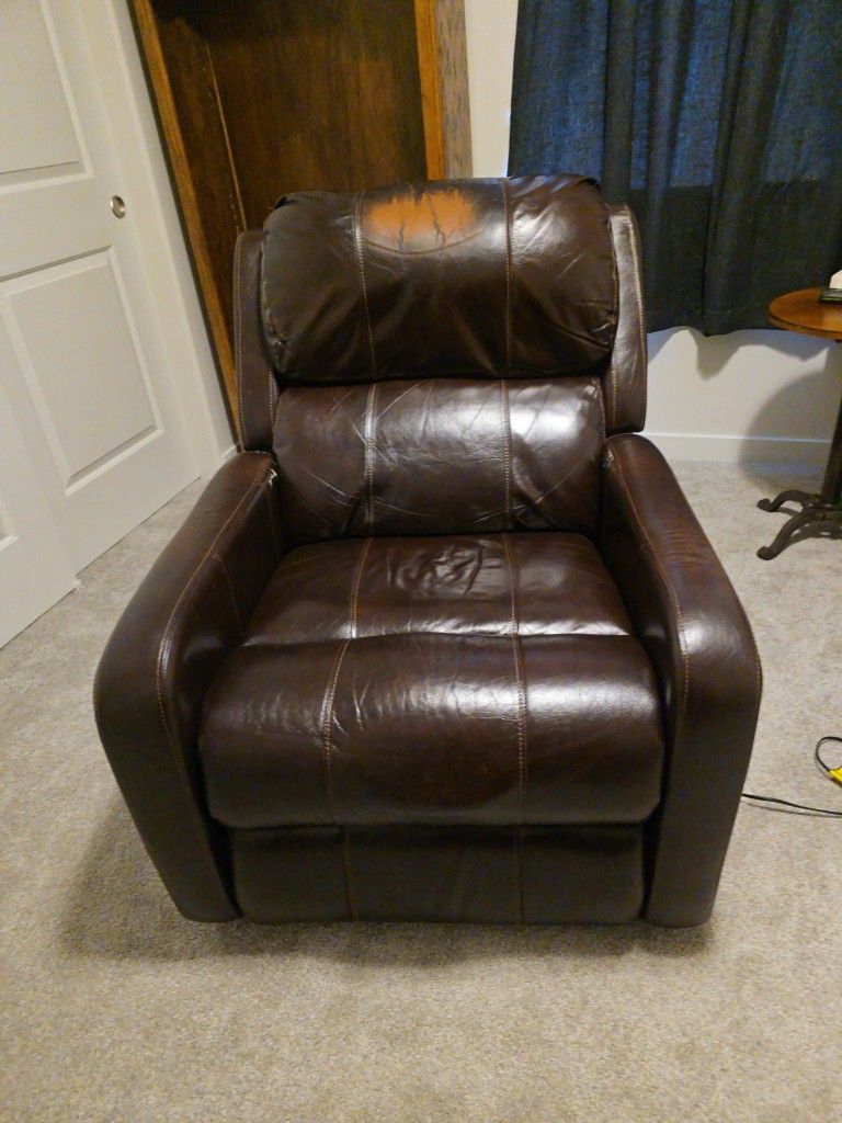 Orlyn Leather Electric Recliner Chair
