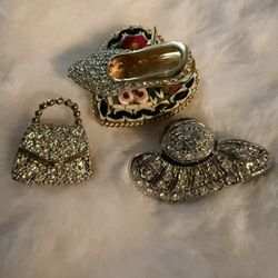 Vintage Hat, Purse And High Heel