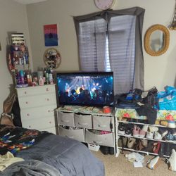 Tv Stand With Drawers And 5 Drawer Dresser 