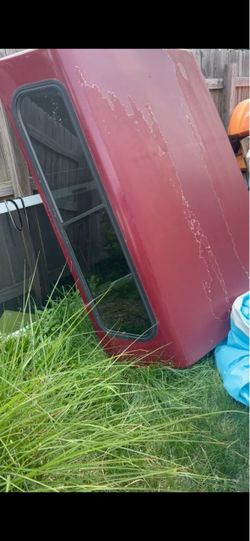 Red Truck Camper Shell Topper