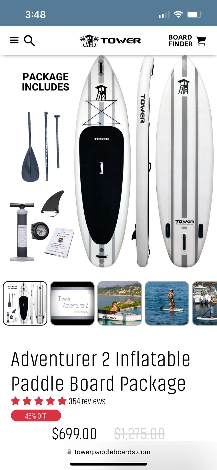 Tower Inflatable Paddle Board
