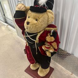 36” standing  Giant soft Teddy bear Christmas decoration $80