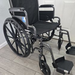 Medline Comfortable Folding Wheelchair, silla de ruedas